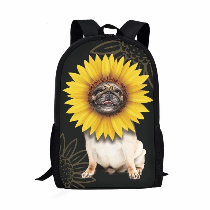 Funny Animal & Plant Print Schoolbag for Kids - Birthday Gift