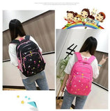Waterproof Girls Primary School Backpack Kids Orthopedic Cartoon Bags