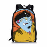 One Piece Printing Backpack for Kid Shoulders Bag School Bag