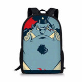One Piece Printing Backpack for Kid Shoulders Bag School Bag