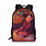 One Piece Printing Backpack for Kid Shoulders Bag School Bag