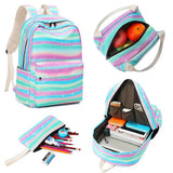 Kids 3 Pcs SchoolBags Printing Backpack Children School Bags For Girl
