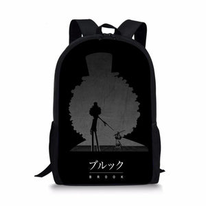 One Piece Print Large Schoolbag Student School Backpack Waterproof Bagpack
