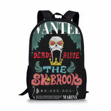One Piece Print Large Schoolbag Student School Backpack Waterproof Bagpack