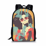 One Piece Print Large Schoolbag Student School Backpack Waterproof Bagpack