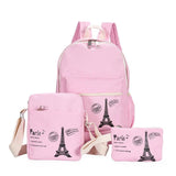 Teen Girls Schoolbag Large School Backpack 3pcs/Set Rucksack