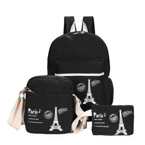 Teen Girls Schoolbag Large School Backpack 3pcs/Set Rucksack