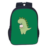 Dinosaur School Bag Backpack Teens Storage Bag Travel Bags 16 Inches