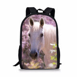 Kids Fantasy Horse Print Backpack Toddler School Book Bag