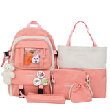 Waterproof Children School bags set Girls Backpack Kids Book Bag travel laptop p