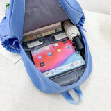 Girls Nylon School Bag Female Student Large Capacity Rucksack