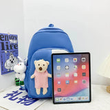 Girls Nylon School Bag Female Student Large Capacity Rucksack