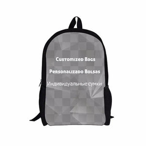 Kids Backpack Wolf Printing Pattern Toddler School Book Bag