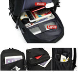 Luminous USB Charging Goku Backpack for Teenagers