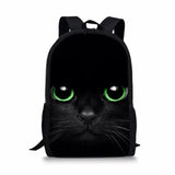 Kids School Bags Cats Pattern 3D Large Capacity Primary Student Bookbags