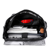16 Inch Laptop Backpack, Men's Commuter Bag, Punk Print Schoolbag