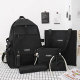 Canvas Travel Bookbags Teen Student Shoulder Bag Casual Backpacks