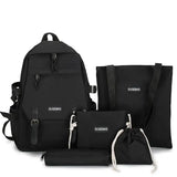 Canvas Travel Bookbags Teen Student Shoulder Bag Casual Backpacks