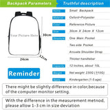 12 Inch FNF Backpack Kids Boys Girls School Bags Daily Rucksack Mochila