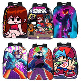 12 Inch FNF Backpack Kids Boys Girls School Bags Daily Rucksack Mochila