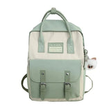 JULYCCINO Women Nylon Backpack Candy Waterproof School Bags for Teenagers Girls
