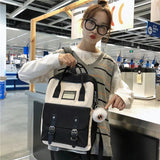 JULYCCINO Women Nylon Backpack Candy Waterproof School Bags for Teenagers Girls