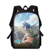 Anime Printing School Bags For Girls Boys Book Bag Student Schoolbag