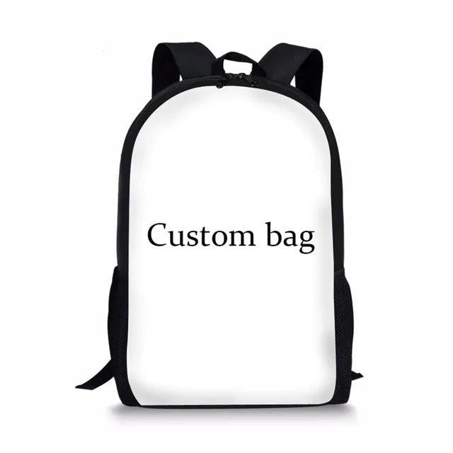 Anime Backpack Cartoon Printing School Bags Boys Girls Book Bag