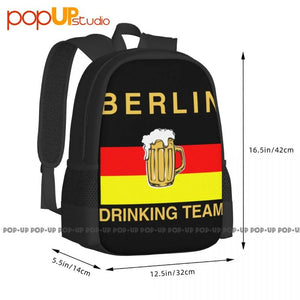 Berlin Souvenir Backpack Large Capacity Portable Bag