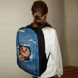 Fox Print Kids Backpack Schoolbag for Boys and Girls