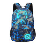Luminous Backpack USB Charging Port Bookbag for School Teens