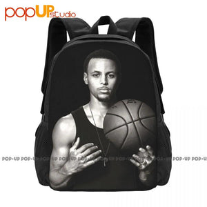 Steph Curry Portrait Backpack Bookbag Outdoor Running Gym Bag