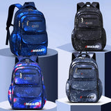 Boys Waterproof Nylon School Backpack