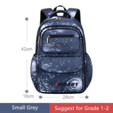 Boys Waterproof Nylon School Backpack