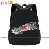 F1 1978 McLaren M26 Ford Cosworth Engine Backpack Large Capacity