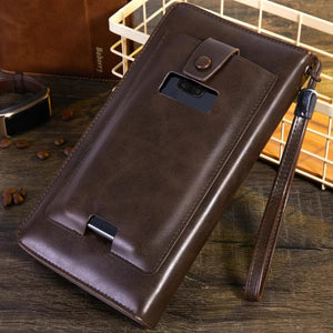 Men's Clutch Long Wallet Multifunctional Creative Clutch Bag Mobile Wallet