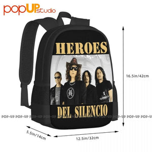 Heroes Del Silencio 01 Backpack Vintage Shoe Bag