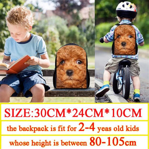 Twoheartsgirl School Bag for Kids Boys Girls Kindergarten Bookbag