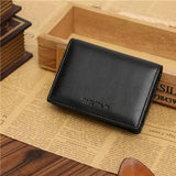 Men's Leather Money Clip Wallet