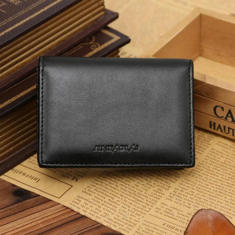 Men's Leather Money Clip Wallet