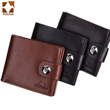 Men's Leather Wallet for Men Billeteras Para Hombre