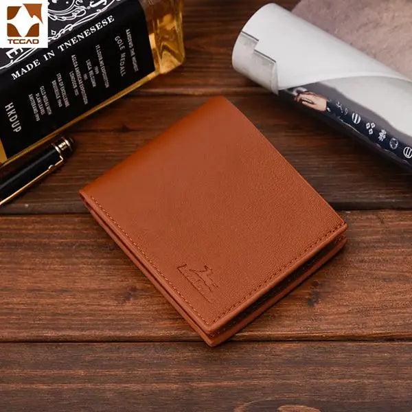 Men's Leather Wallet for Men Billeteras Para Hombre