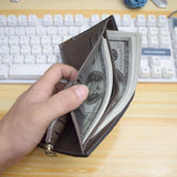 Man Wallet Short Purse Billetera Hombre Porte Feuille PU
