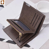 Man Wallet Short Purse Billetera Hombre Porte Feuille PU