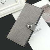 Canvas Men's Wallet with Multiple Card Slots