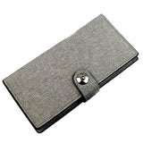 Canvas Men's Wallet with Multiple Card Slots