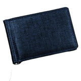 Men's Short PU Leather Wallet Dollar Clip Multifunctional Wallet