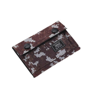 Camouflage Pattern Printed Wallet Short Change Purse
