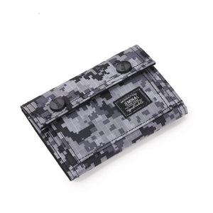 Camouflage Pattern Printed Wallet Short Change Purse