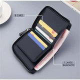 Men's Short Casual Wallet with Zipper Coins Bag
